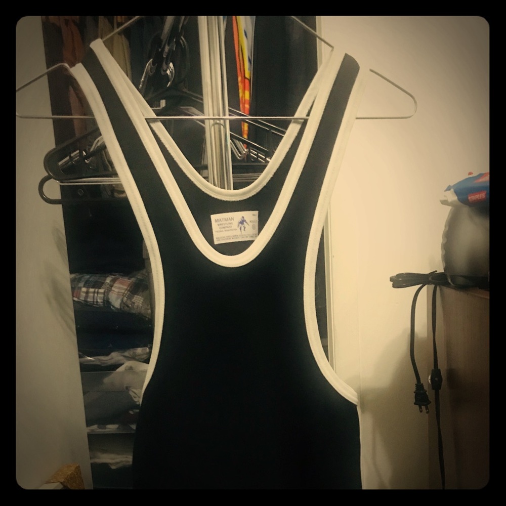 VHTF Vintage Matman Low Cut Wrestling Singlet S